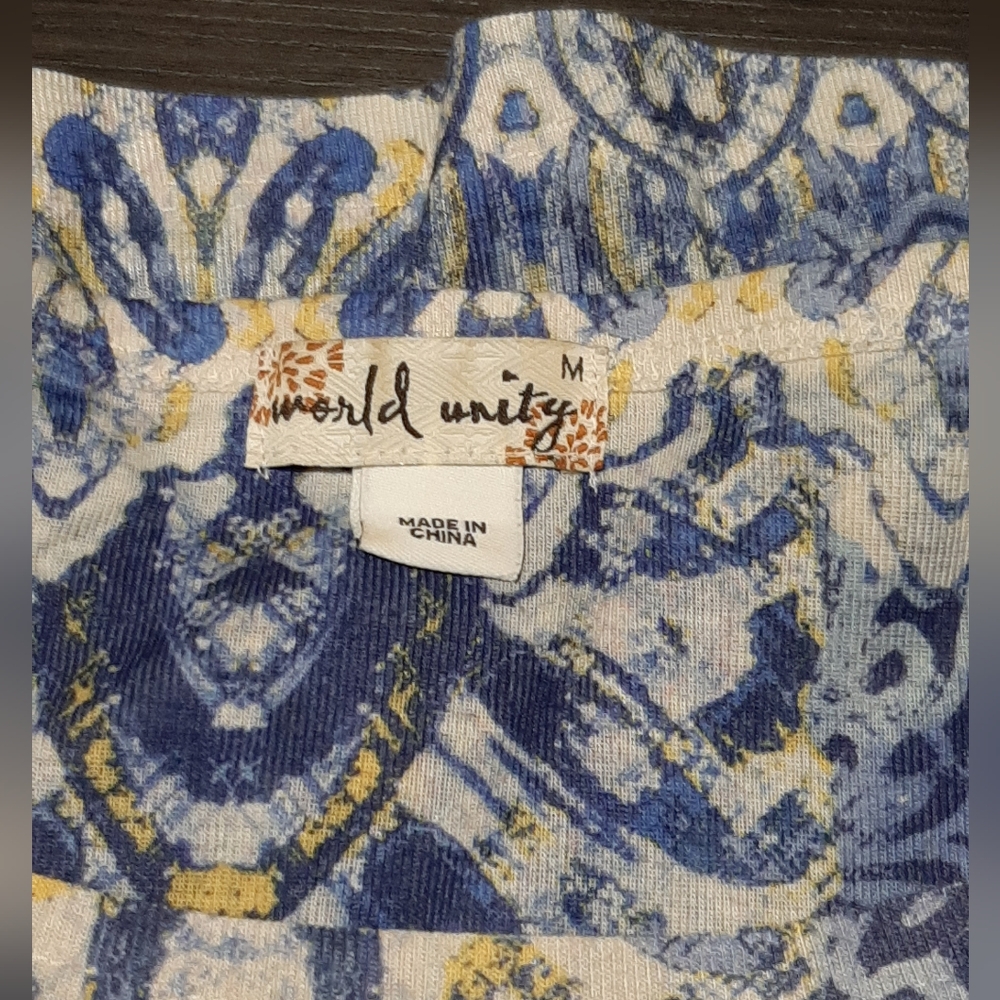 Unity World Wear Women's Large Boho Top Embellish… - image 7